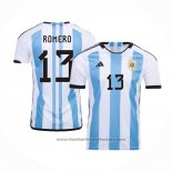 Argentina Player Romero Home Shirt 2022