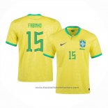 Brazil Player Fabinho Home Shirt 2022