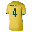 Brazil Player Marquinhos Home Shirt 2026