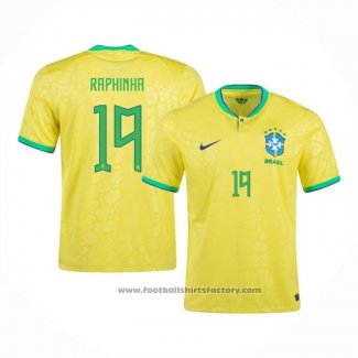 Brazil Player Raphinha Home Shirt 2022