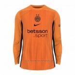 Inter Milan Goalkeeper Shirt Long Sleeve 2025-2026 Orange