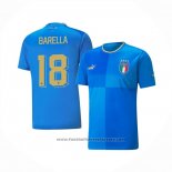 Italy Player Barella Home Shirt 2022