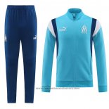 Jacket Tracksuit Olympique Marseille Kids 2023-2024 Blue