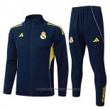 Jacket Tracksuit Real Madrid 2025-2026 Blue Yellow