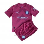 Manchester City Goalkeeper Shirt Kids 2022-2023 Red