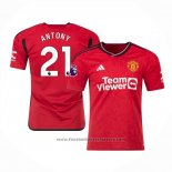 Manchester United Player Antony Home Shirt 2023-2024