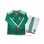 Mexico Home Shirt Long Sleeve Kids 2026