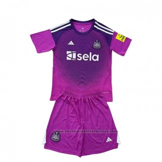 Newcastle United Goalkeeper Shirt Kids 2025-2026 Purple