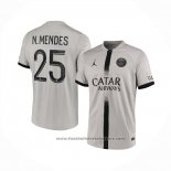 Paris Saint-Germain Player N.mendes Away Shirt 2022-2023