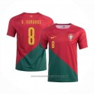 Portugal Player B.fernandes Home Shirt 2022
