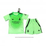 Real Madrid Goalkeeper Shirt Kids 2025-2026 Green
