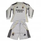 Real Madrid Home Shirt Long Sleeve Kids 2025-2026