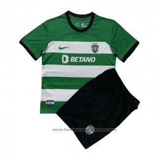 Sporting Home Shirt Kids 2023-2024