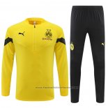 Sweatshirt Tracksuit Borussia Dortmund 2022-2023 Yellow