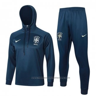 Sweatshirt Tracksuit Brazil 2023-2024 Blue