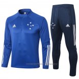 Sweatshirt Tracksuit Cruzeiro 2020-2021 Blue