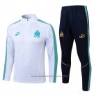 Sweatshirt Tracksuit Olympique Marseille Kids 2025-2026 White