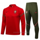 Sweatshirt Tracksuit Portugal 2021-2022 Red