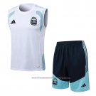 Tracksuit Argentina Without Sleeves 2025-2026 White