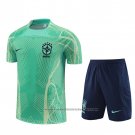 Tracksuit Brazil Short Sleeve 2022-2023 Green - Shorts
