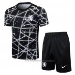 Tracksuit Chelsea Short Sleeve 2025-2026 Black - Shorts