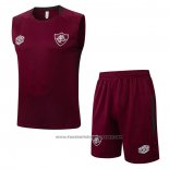 Tracksuit Fluminense Without Sleeves 2025-2026 Red