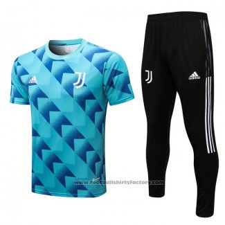 Tracksuit Juventus Short Sleeve 2022-2023 Blue