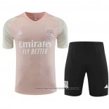 Tracksuit Lyon Short Sleeve 2023-2024 Rosa - Shorts