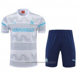 Tracksuit Olympique Marseille Short Sleeve 2022-2023 Grey - Shorts