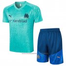 Tracksuit Olympique Marseille Short Sleeve 2023-2024 Green - Shorts