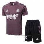 Tracksuit Real Madrid Short Sleeve 2025-2026 Purple - Shorts