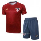 Tracksuit Sao Paulo Short Sleeve 2025-2026 Red - Shorts