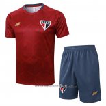 Tracksuit Sao Paulo Short Sleeve 2025-2026 Red - Shorts