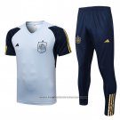 Tracksuit Spain Short Sleeve 2022-2023 Blue