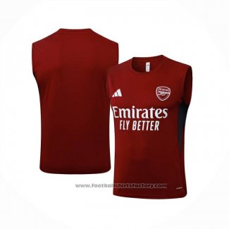 Training Shirt Arsenal Without Sleeves 2025-2026 Red