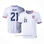 United States Player Weah Home Shirt 2024