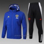 Windbreaker Suit Manchester United 2024-2025 Blue