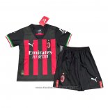 AC Milan Home Shirt Kids 2022-2023