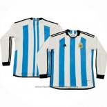 Argentina 3 Star Home Shirt Long Sleeve 2022