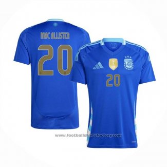 Argentina Player Mac Allister Away Shirt 2024