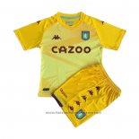 Aston Villa Goalkeeper Shirt Kids 2021-2022 Yellow