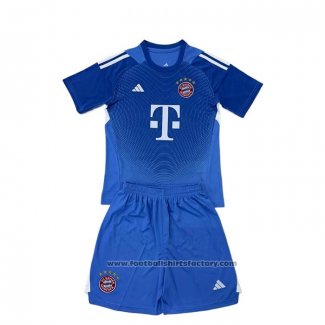 Bayern Munich Goalkeeper Shirt Kids 2025-2026 Blue