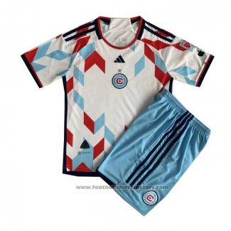 Chicago Fire Away Shirt Kids 2023-2024