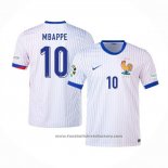 France Player Mbappe Away Shirt 2024