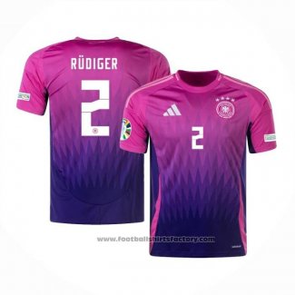 Germany Player Rudiger Away Shirt 2024
