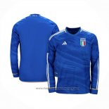 Italy Home Shirt Long Sleeve 2023-2024