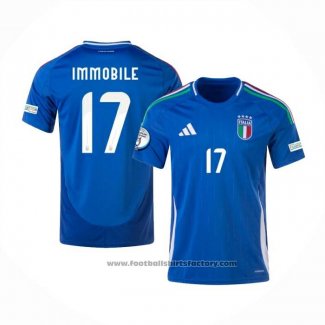 Italy Player Immobile Home Shirt 2024-2025