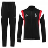 Jacket Tracksuit AC Milan Kids 2023-2024 Black