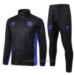 Jacket Tracksuit Barcelona Kids 2025-2026 Black