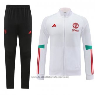 Jacket Tracksuit Manchester United 2023-2024 White